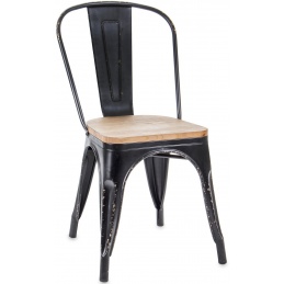 Krzesło VINTAGE VILLAGE czarne